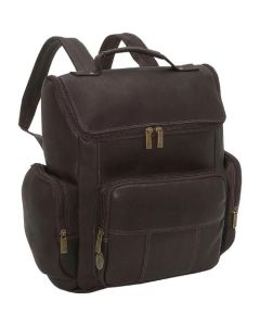 Luxury Moroccan Leather Walnut Brown Backpack
