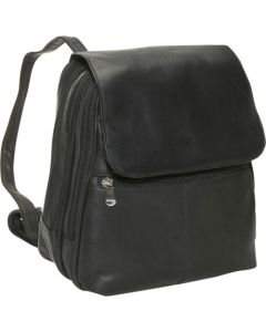 Moroccan Leather Backpack - Ashy Black Genuine Leather Pack