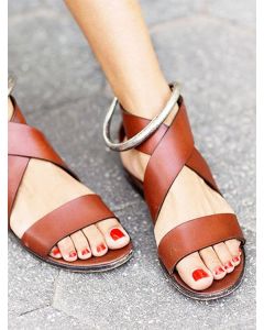 Premium Leather Comfort Sandals for Women - Durable & Stylish