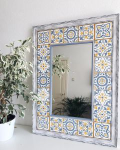 Moroccan Mosaic Mirror - Handmade Mosaic Tile Inlays
