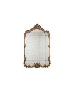Moroccan Metal Framed Rectangular Mirror - Handcrafted Artistic Design