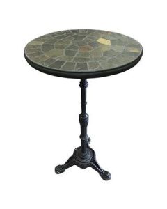Handcrafted Moroccan Mosaic Table in Tan Colors