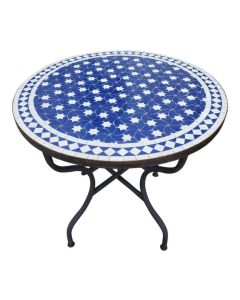Moroccan Mosaic Table | Handcrafted Indoor/Outdoor Design