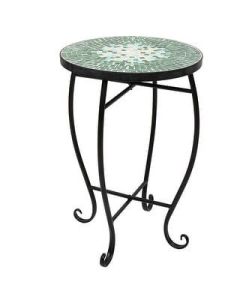 Moroccan Mosaic Table 135 - Handcrafted Elegance for Indoors & Outdoors