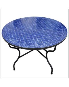 Handcrafted Moroccan Mosaic Table for Indoor & Outdoor Use