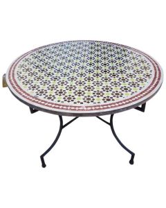 Mosaic Table 048 - Handmade Moroccan Mosaic Table