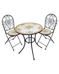 Moroccan Mosaic Table 050 - Handcrafted Artisanal Table