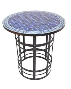 Handmade Mosaic Table from Fez, Morocco - Authentic Moroccan Craftsmanship