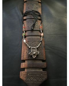 Moroccan Tuareg Berber Geometric Necklace - Handmade Statement Piece