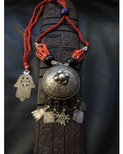 Moroccan Tuareg Berber Geometric Necklace - Handcrafted Ethnic Elegance