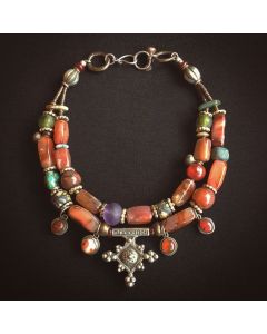 Moroccan Tuareg Berber Handmade Necklace - Artisan Ethnic Fusion