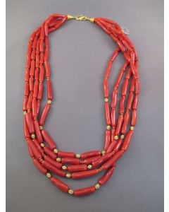 Moroccan Tuareg Berber Geometric Necklace - Handcrafted Ethnic Elegance