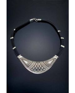 Moroccan Tuareg Berber Geometric Necklace - Handcrafted Ethnic Jewelry