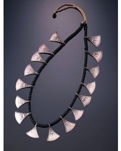 Moroccan Tuareg Berber Necklace - Handmade Geometrical Design