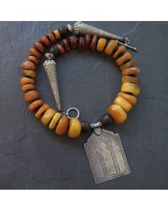 Moroccan Tuareg Berber Handmade Necklace | Exquisite Geometric Design