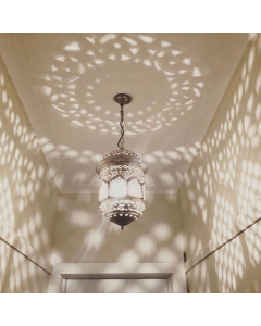 Moroccan Metal Pendant Lamp | Handmade Vintage Lighting