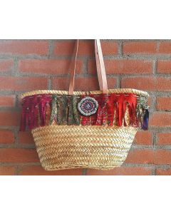 Stylish Moroccan Handmade Eco-Friendly Pom Pom Baskets