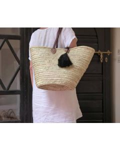 Handmade Moroccan Berber Pom Pom Baskets | Eco-Friendly & Chic