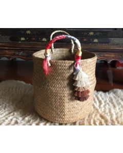 Handmade Moroccan Pom Pom Baskets | Eco-Friendly & Customizable