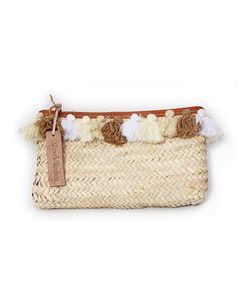 Moroccan Eco-Friendly Straw Clutch | Handmade by Berber Women