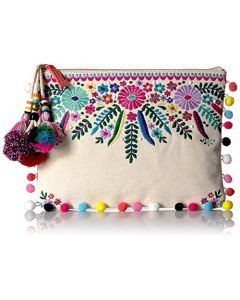 Handwoven Moroccan Straw Clutch - Eco-Friendly & Versatile