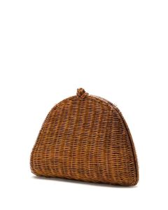 Moroccan Handwoven Straw Clutch Bag