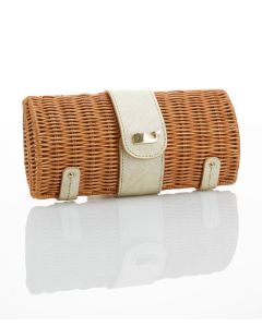 Handmade Natural Straw Clutch - Sustainable Eco-Friendly Fashion