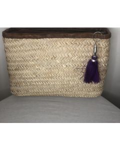 Moroccan Handwoven Straw Clutch - Ethical Statement Piece