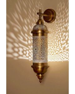Exquisite Moroccan Silver Wall Lamps | Handmade Vintage Lighting