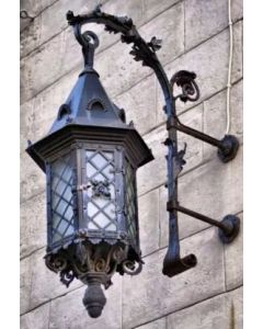 Moroccan Silver Metal Pendant Wall Lamp for Indoor and Outdoor Settings