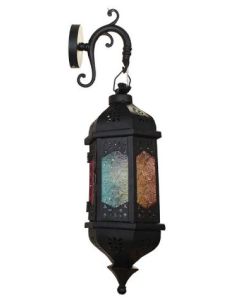 Moroccan Silver Metal Pendant Wall Lamps - Premium Handmade Lighting