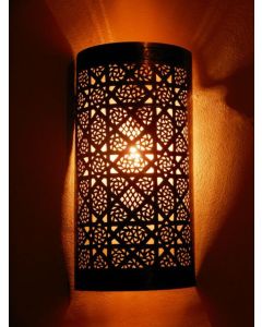 Moroccan Silver Metal Pendant Wall Lamps
