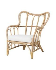 Moroccan Wood Chair with High Back Design
