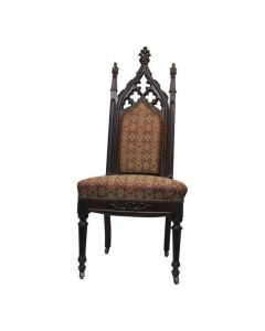 Handcrafted Moroccan Wood Chair with Thonet-Style Design