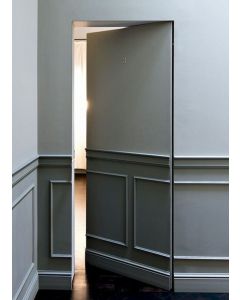 Artisan-Crafted Solid Wood Door for Modern, Industrial Style