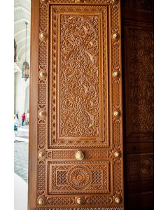 Moroccan Hand-Carved Wood Door - Timeless Elegance & Quality Craftsmanship