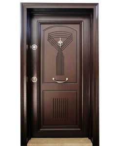 Dark Wood Front Door | Premium Solid Wood Entryway Door