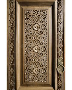 Hand-Carved Moroccan Wood Doors