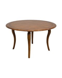 Handcrafted Moroccan Wood Table with Intricate Design Patterns