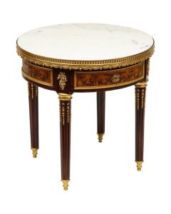 Moroccan Handcrafted Wood Table 075 - Unique Design with Intricate Arches