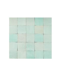 摩洛哥手工制瓷砖绿色马赛克 - 30x30厘米