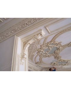 Luxury Moroccan Plaster Ceiling 108 - Handmade Gypsum Arch
