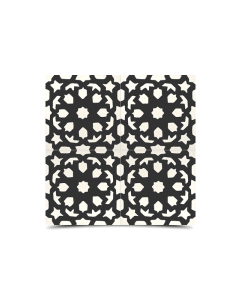 Moroccan Cement Floral Pattern Tiles - Handcrafted Vintage Design