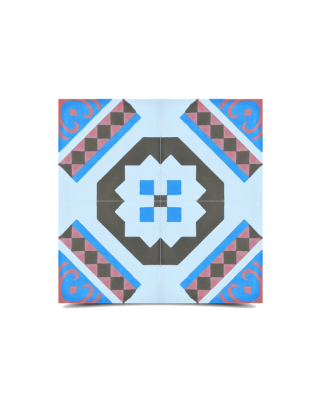 Enhance your space with Moroccan Pastel Cement Tiles.