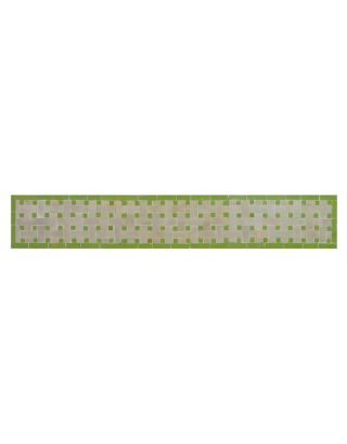 Moroccan Green Geometric Mosaic Border Tile - Vibrant & Stylish