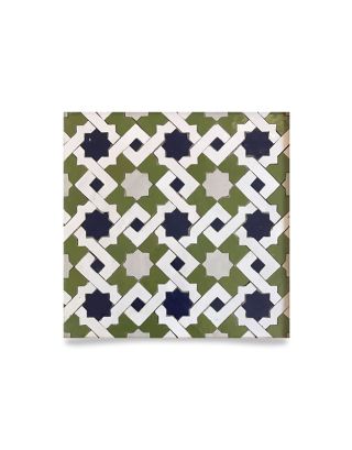 Moroccan Mosaic Patterns 14 Glazed Tile - High-Quality and Water-Resistant