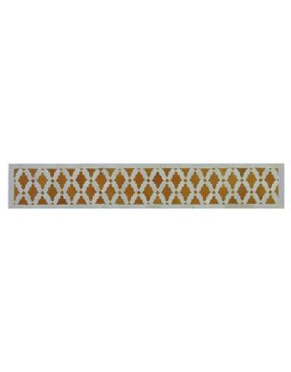 Moroccan Mosaic Border Multi-Colors: Handcrafted Geometric Design