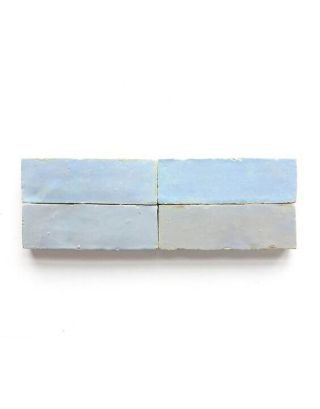 Baby Blue Bejmat Tiles - Durable Moroccan Tiles - Indoor & Outdoor