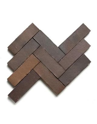 Moroccan Handmade Copper Brown Bejmat Tiles