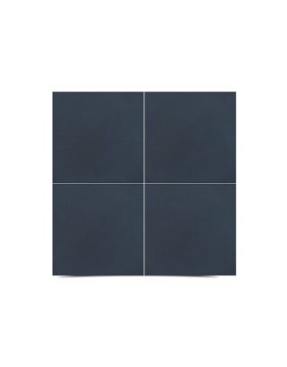 Moroccan Solid Black Cement Tiles - Handmade Artisan Zellige - Fez Craftsmanship